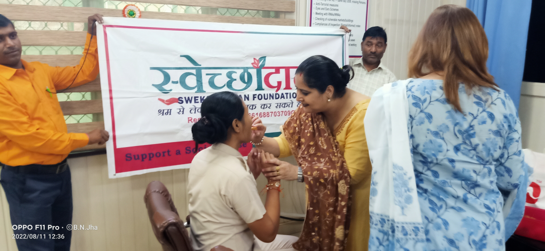 Raksha Bandhan Celebration with Delhi Police